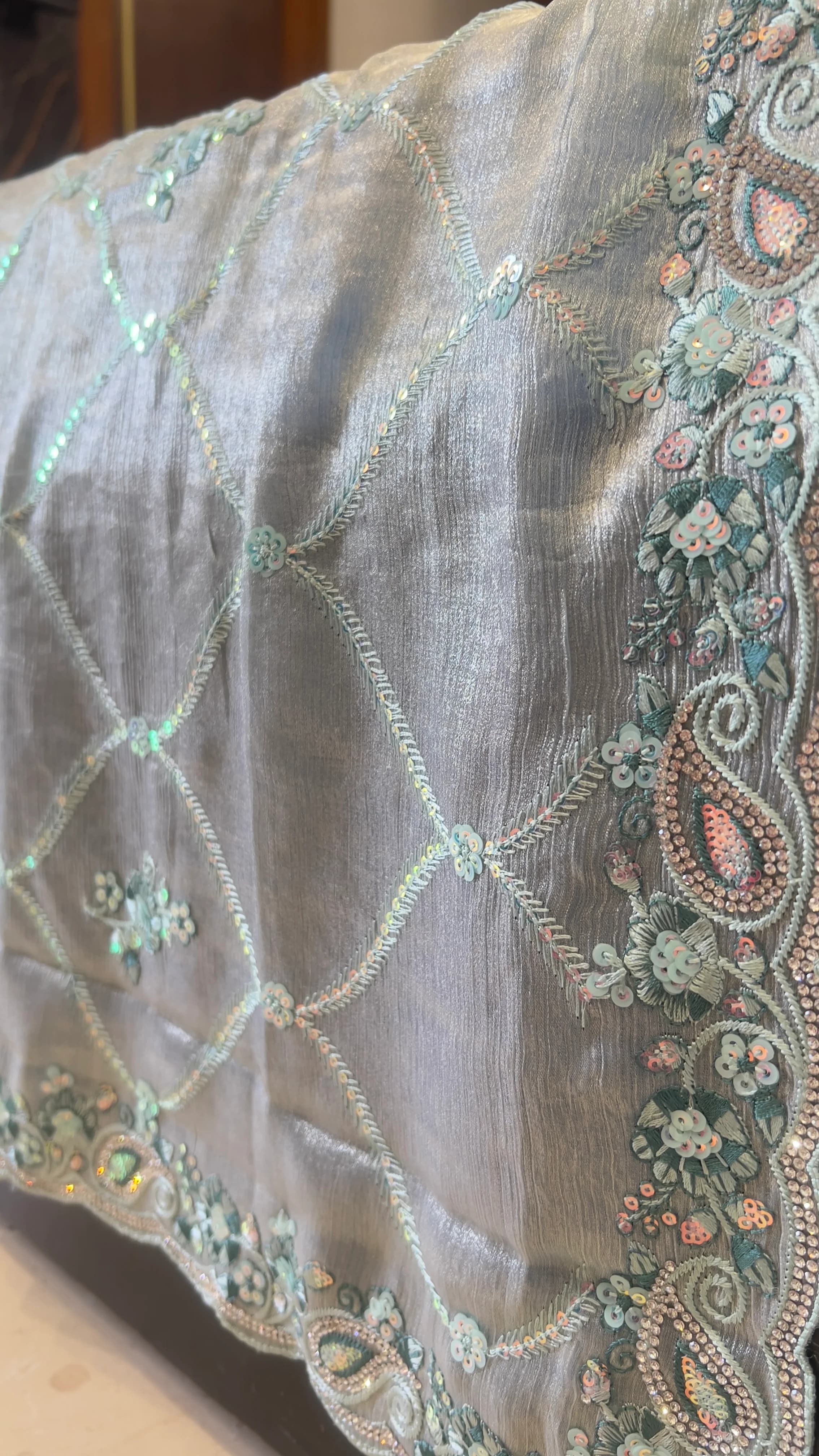 Fendi Silk · pallu